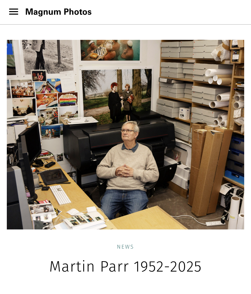 英国摄影家马丁·帕尔去世，其遗产得到妥善保护