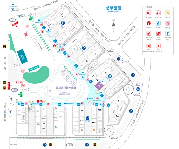 展出车型将超过1600台！2026成都国际车展展位图正式发布！